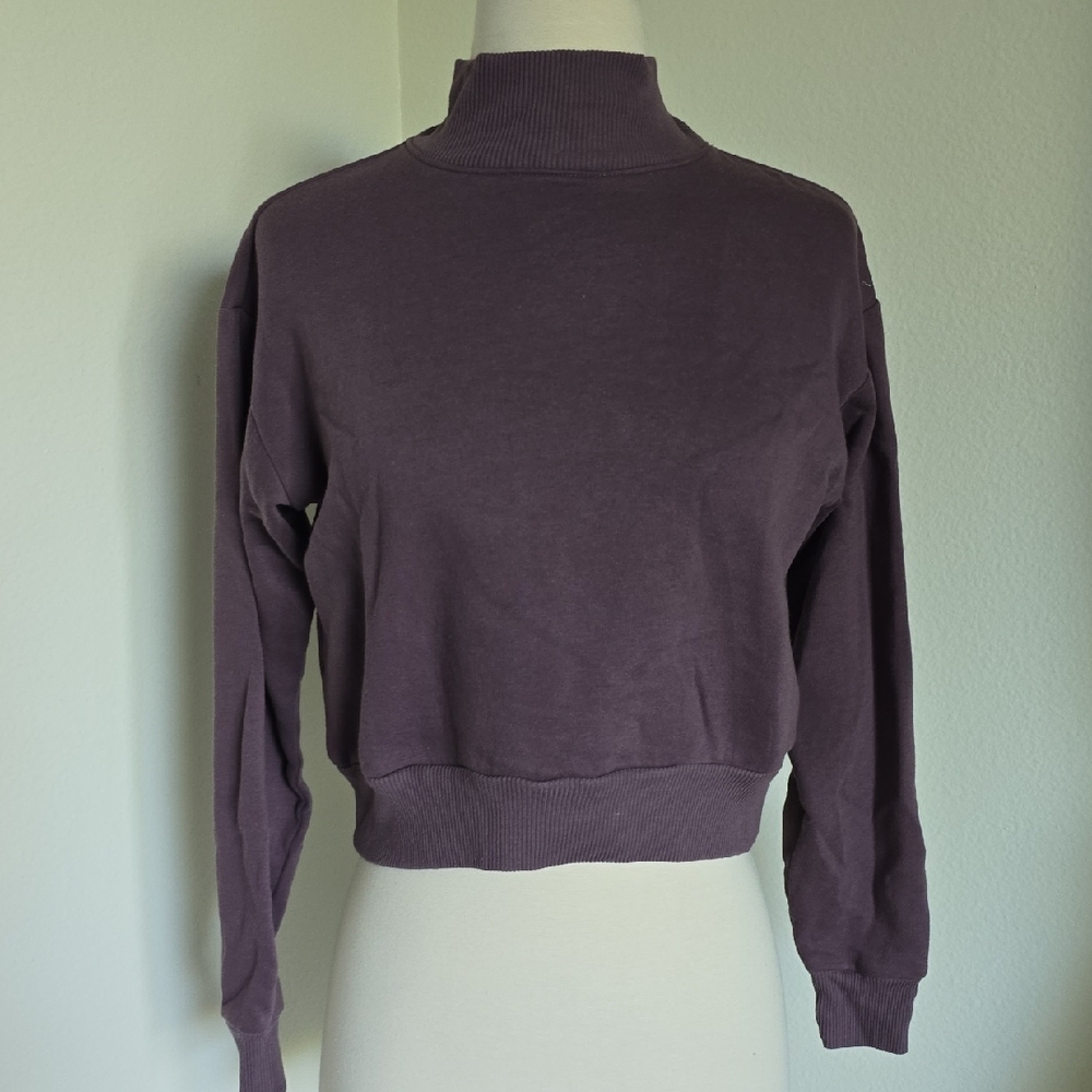 Wild Fable Lavender Crop Sweater
